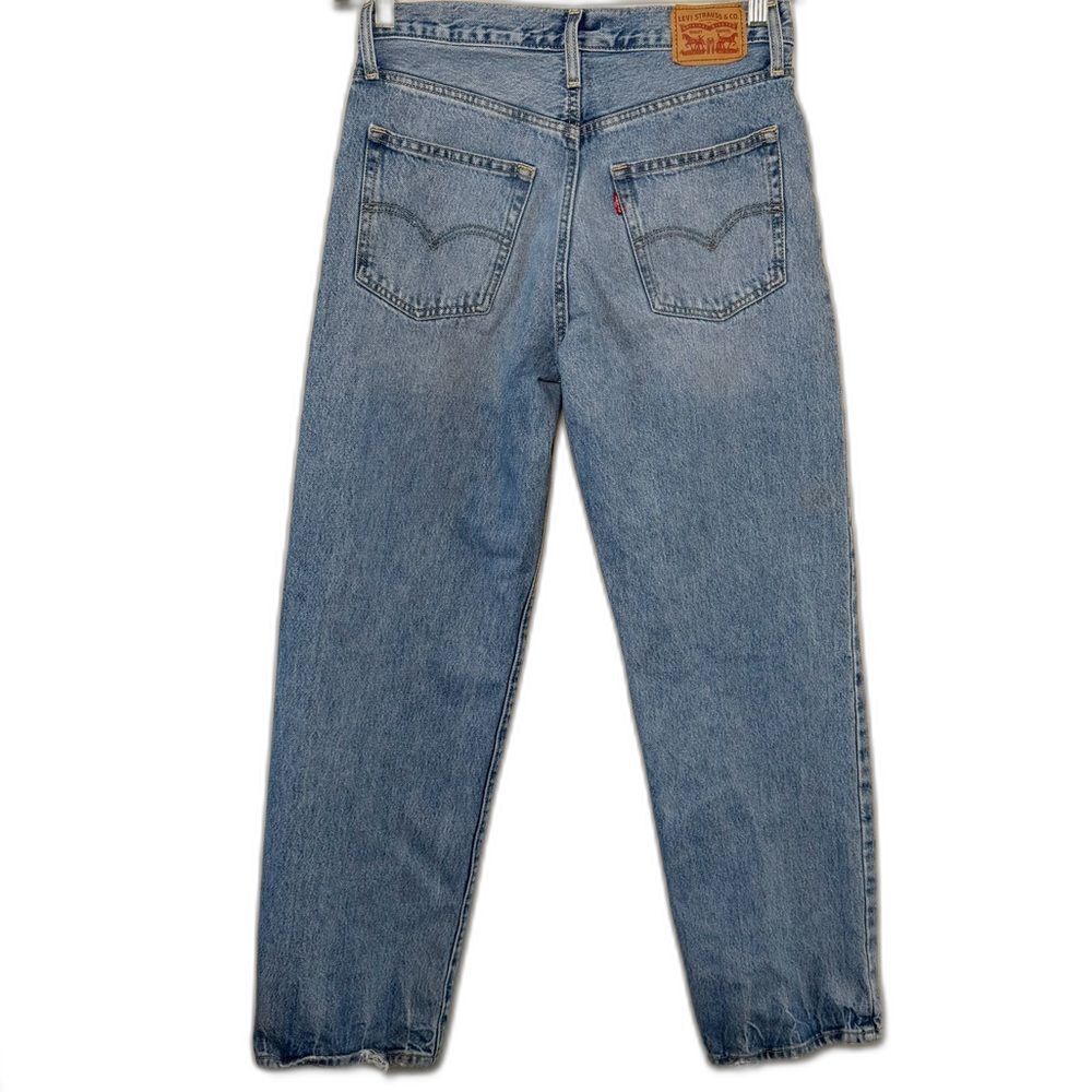 Levi's 94 Baggy Women's Jeans Size 28x30 Medium Wash High Rise Loose Streetwear - Picture 5 of 10